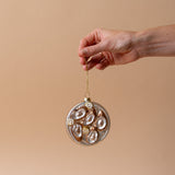 Glass Oyster Platter Ornament