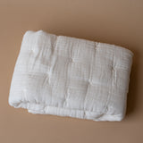 White Quilted Muslin Bedding blanket Brunelli (ShopZio)