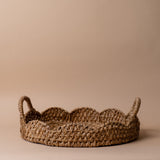 Round Scalloped Bankuan Trays tray Creative Co-op (DYA) Medium