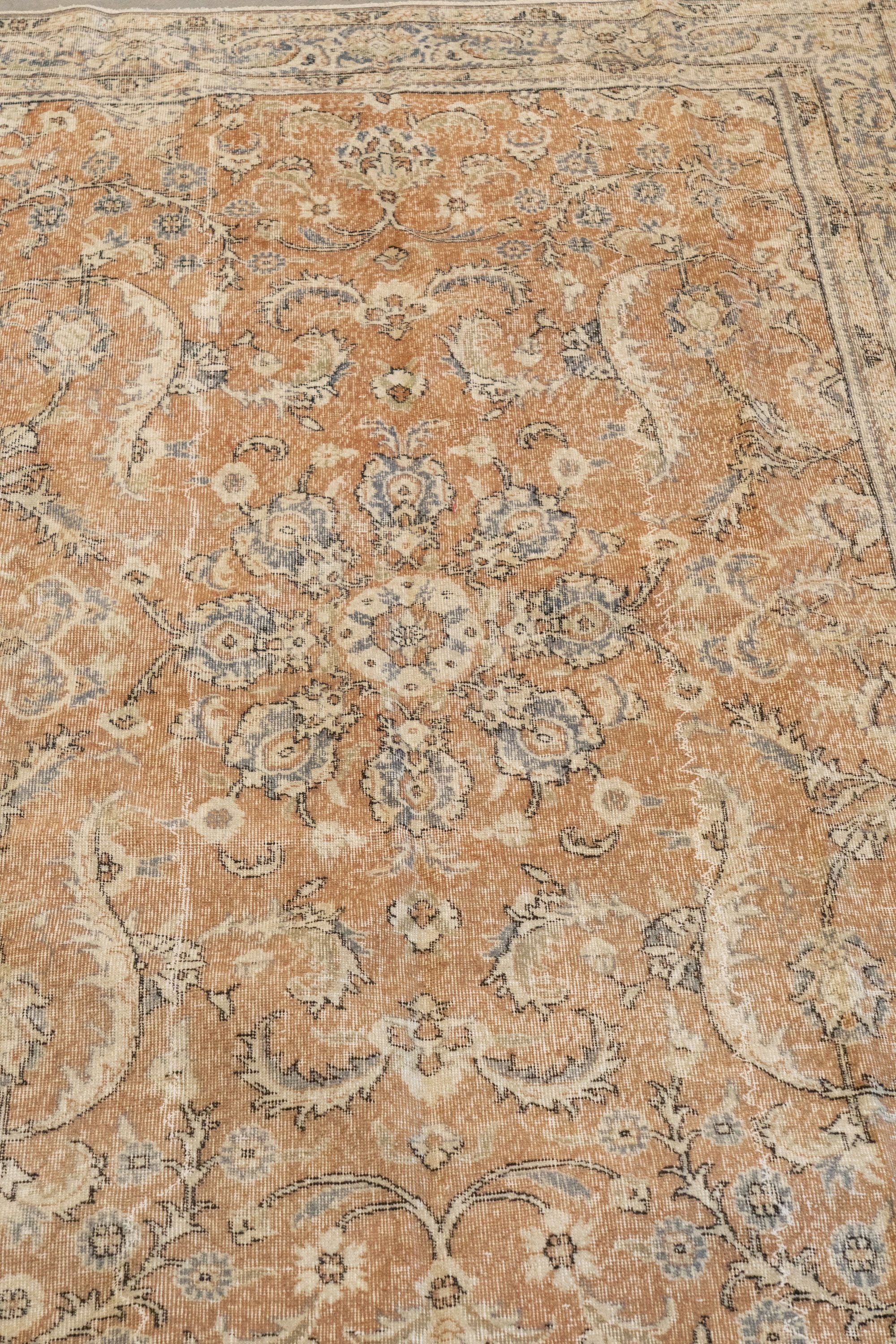 Vintage Turkish Oushak 10'3" x 6'3" VINTAGE - rug Rug & Weave Rugs