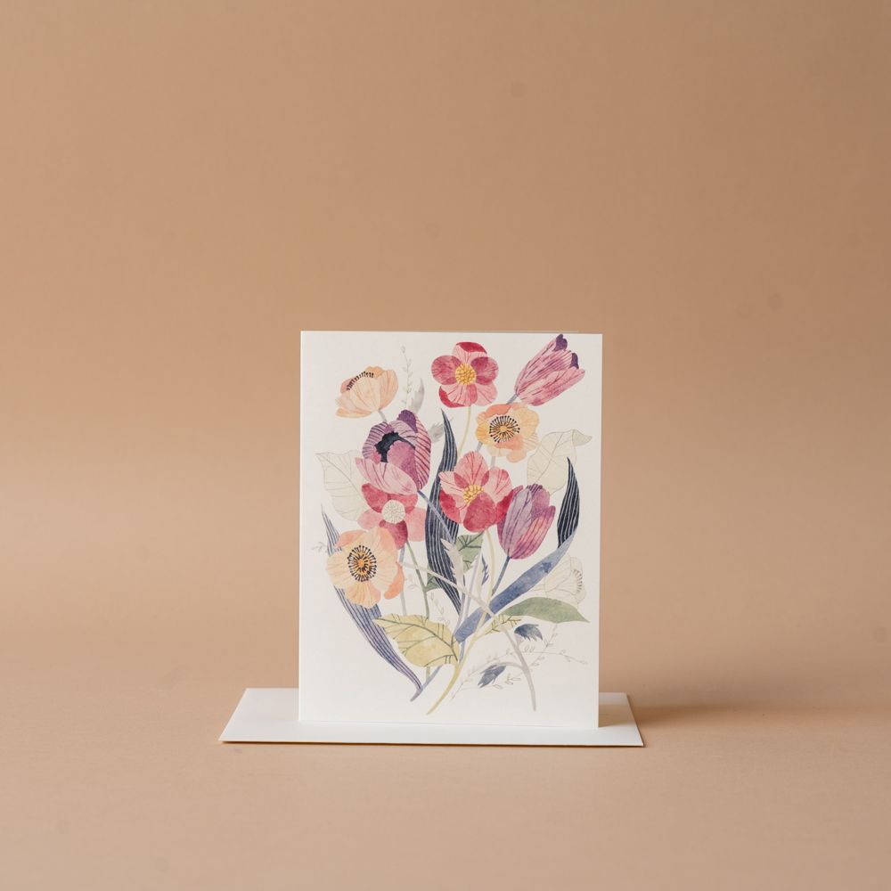 Tulip Bouquet Card greeting card Inkwell Cards (Faire)