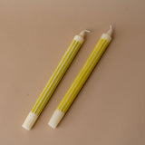 Striped Taper Candle Set candle set Creative Co-op (DYA)