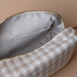 Rug & Weave made Gingham Linen Bag Toiletry Bag Rug & Weave