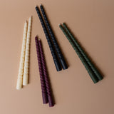 Twisted Taper Candle Set
