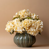 Faux Cream Hydrangea Stem