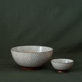 Beige Daisy Patterned Bowl - Rug & Weave