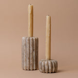 Fluted Marble Candle Holder