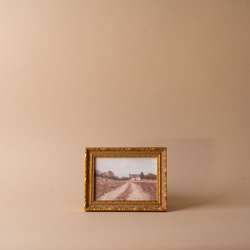 "Farm House" Framed Vintage Inspired Art Print ARTWORK - print Luxe B Co (Faire)