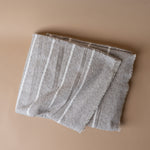 Striped Throw Blanket with Frayed Fringe blanket Brunelli (ShopZio)