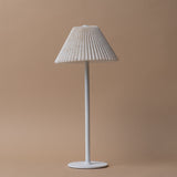 Touch LED Iron Table Lamp with Linen Shade LIGHTING - table lamp Accents De Ville (ShopZio)