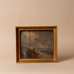 "Voyage No. 3" Framed Vintage Painting - Rug & Weave
