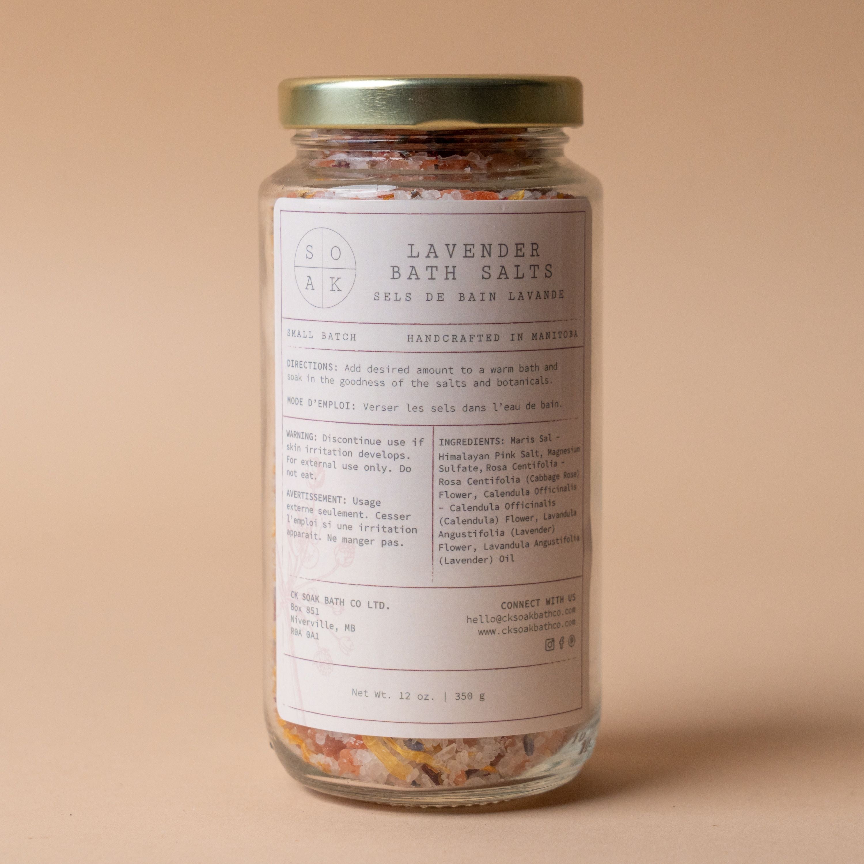 Lavender Bath Salts bath salts SOAK Bath Co. (Faire)