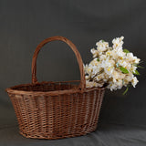 Vintage Oval Picnic Basket - Rug & Weave