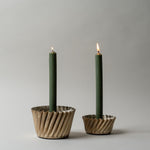 Metal Twist Taper Candle Holder CHRISTMAS 2025 Creative Co-op (DYA)