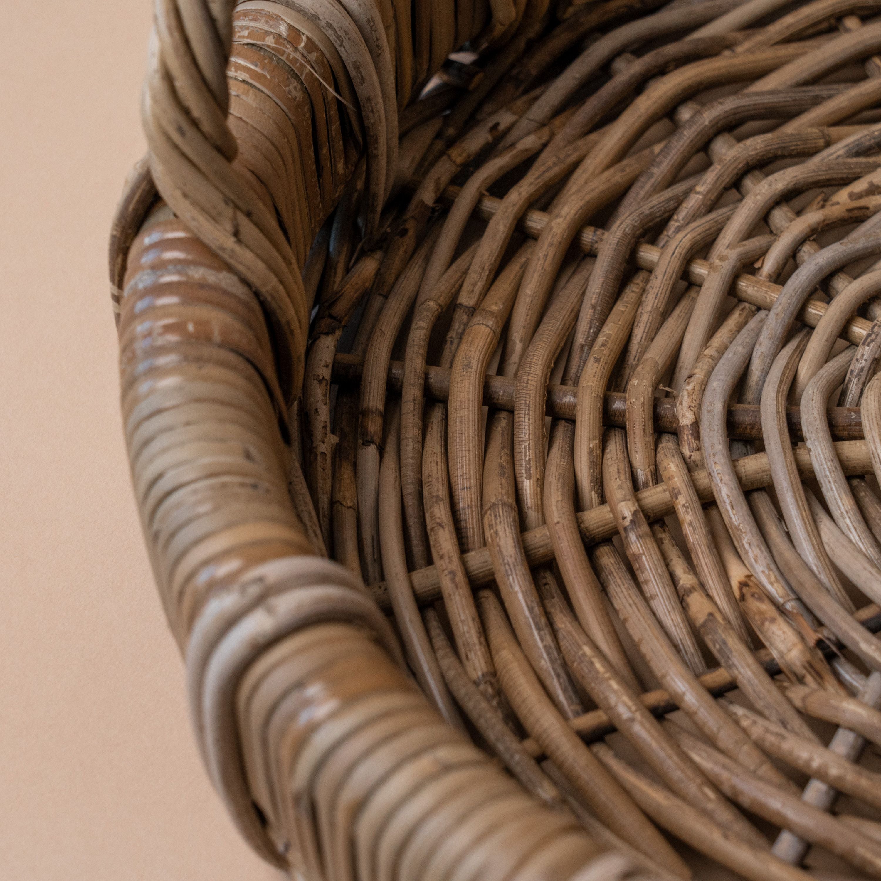 Roll Top Rattan Tray tray Bacon Basketware (Faire)