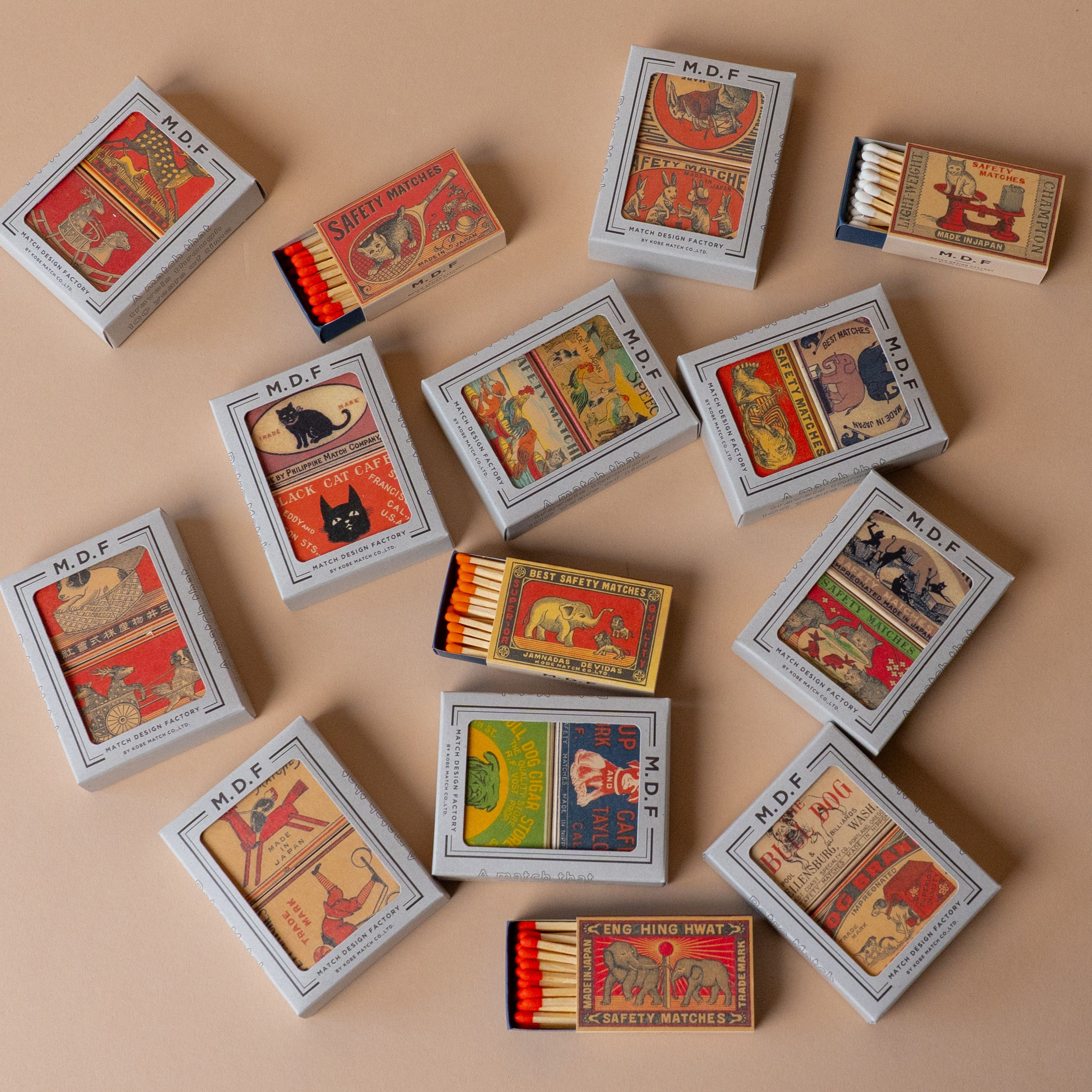 Retro Safety Matches matches Hibi - Higher Ground (Faire)