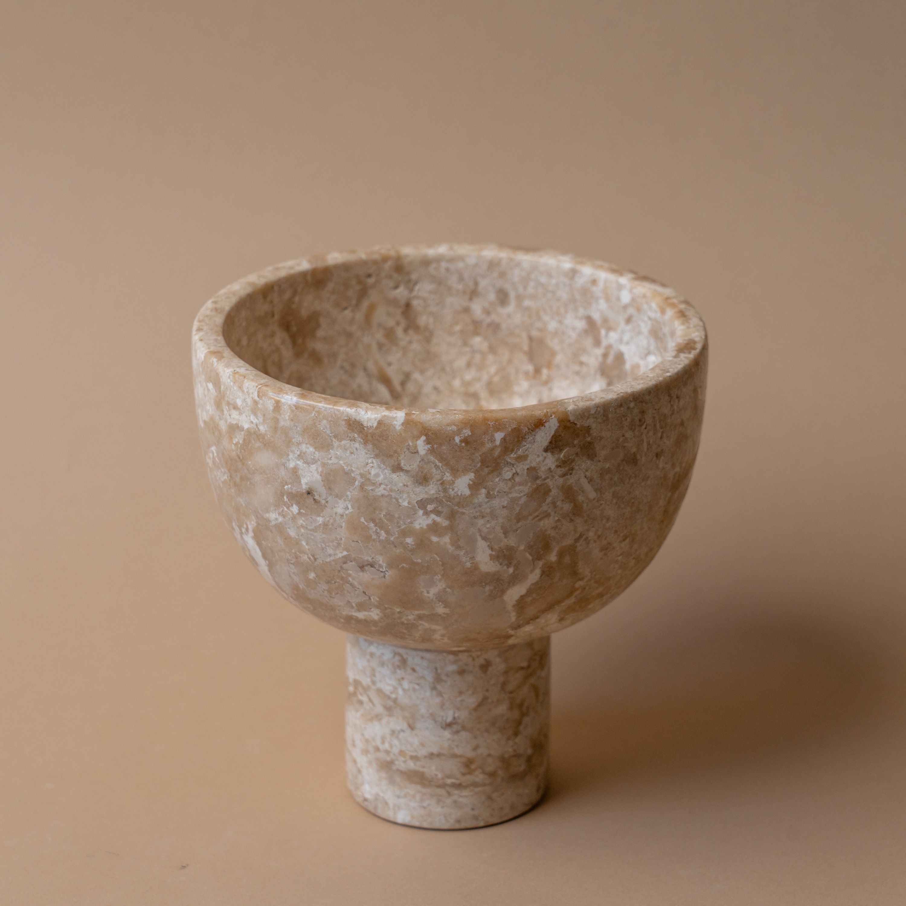 Marble Pedestal Bowl bowl A&B Home Group Inc. (Faire)