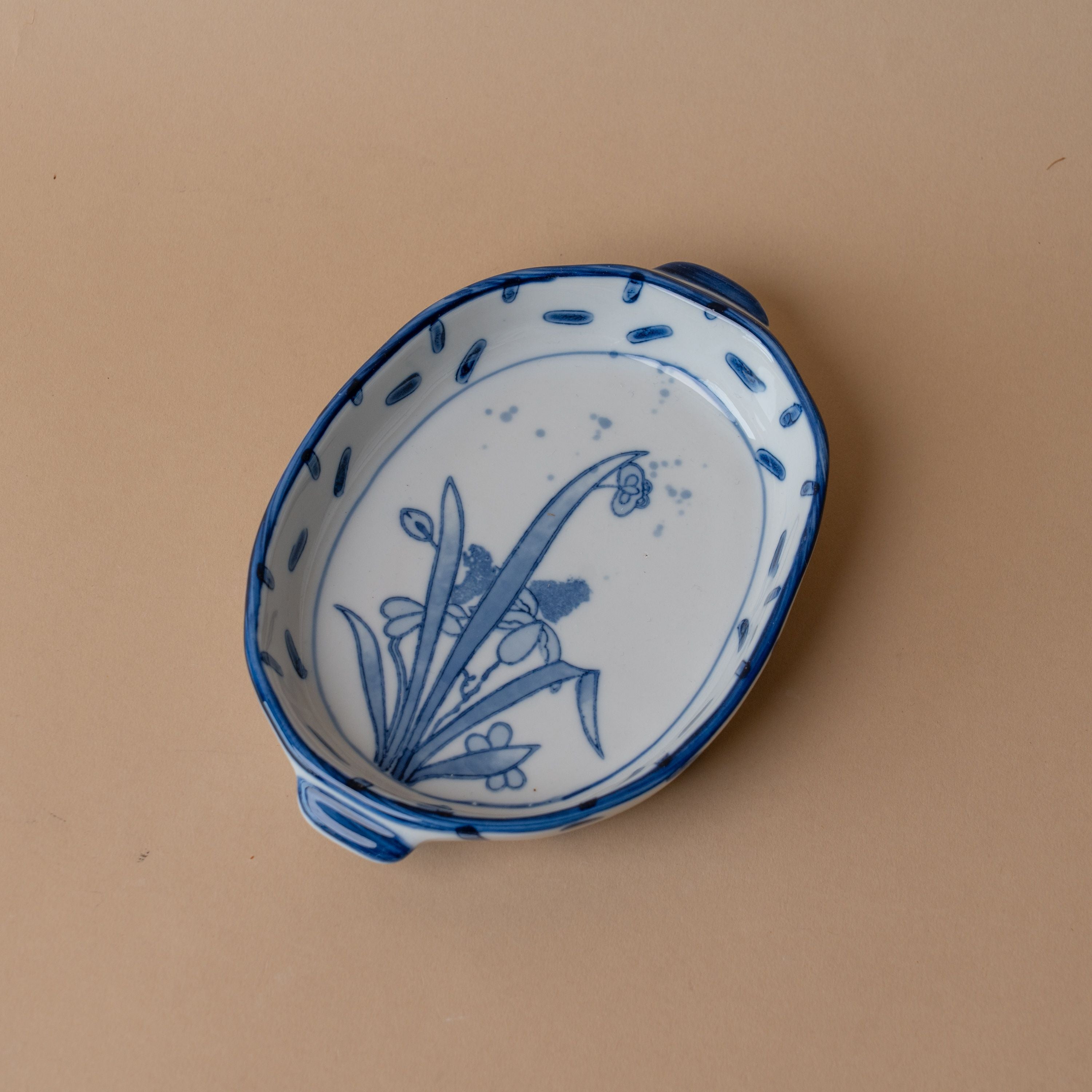 Floral Stoneware Baker baking dish Creative Co-op (DYA) No. 1