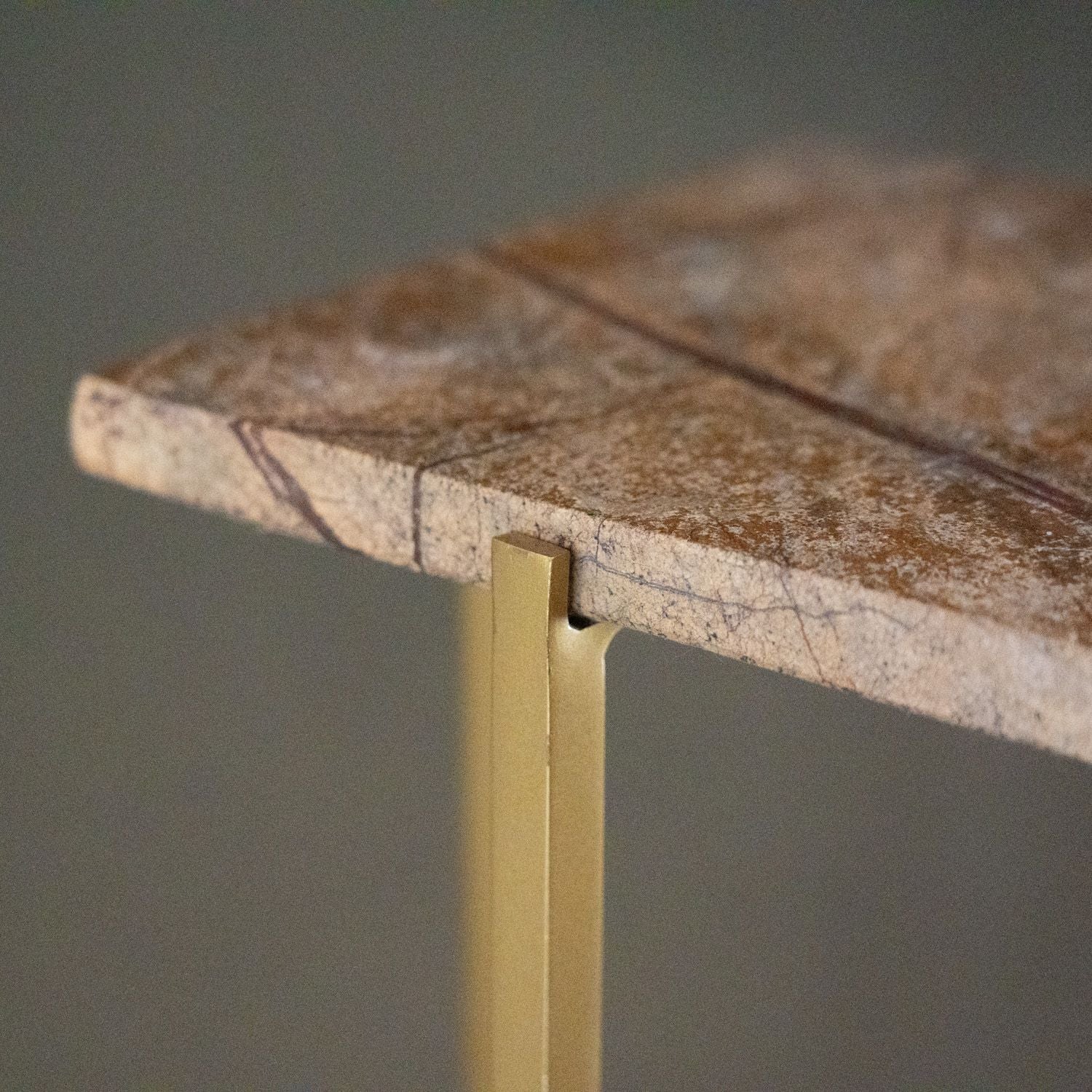 Vintage Marble Side Table - Rug & Weave