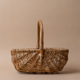 Steamed Willow Basket with Handle basket Bacon Basketware (Faire)