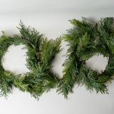Faux White Cedar Garland