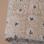 Block Print Clovers Bed Blanket blanket Indaba