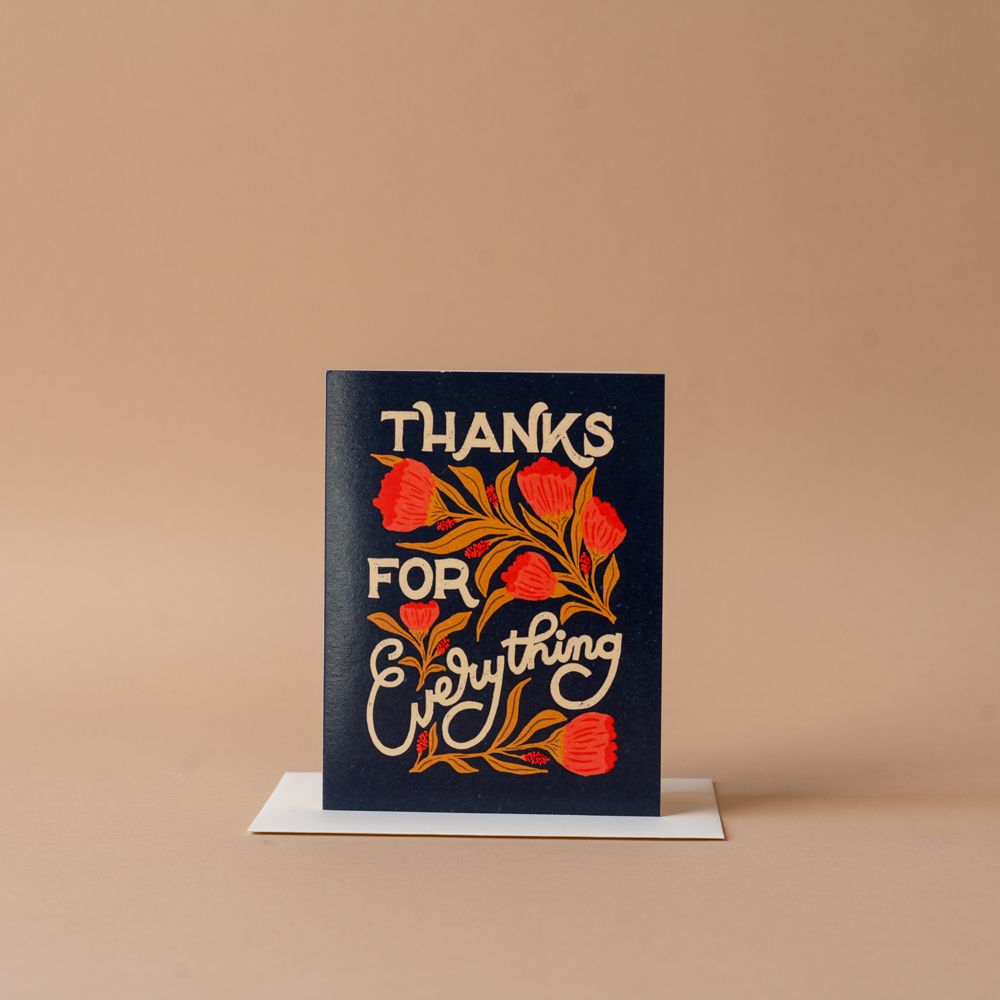 Thanks For Everything Card greeting card Inkwell Cards (Faire)