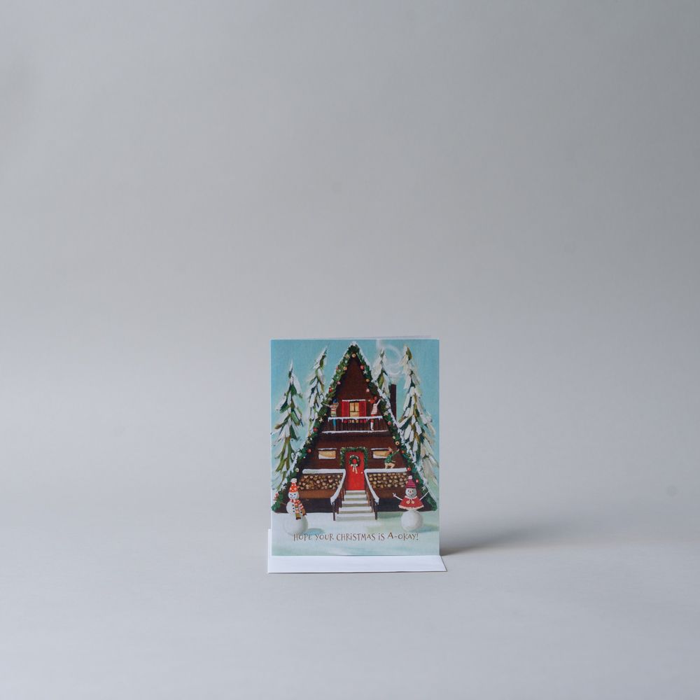 Holiday A-Frame Card CHRISTMAS 2026 Janet Hill Studio (Faire)