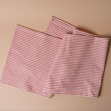 Red Ticking Stripe Table Runner
