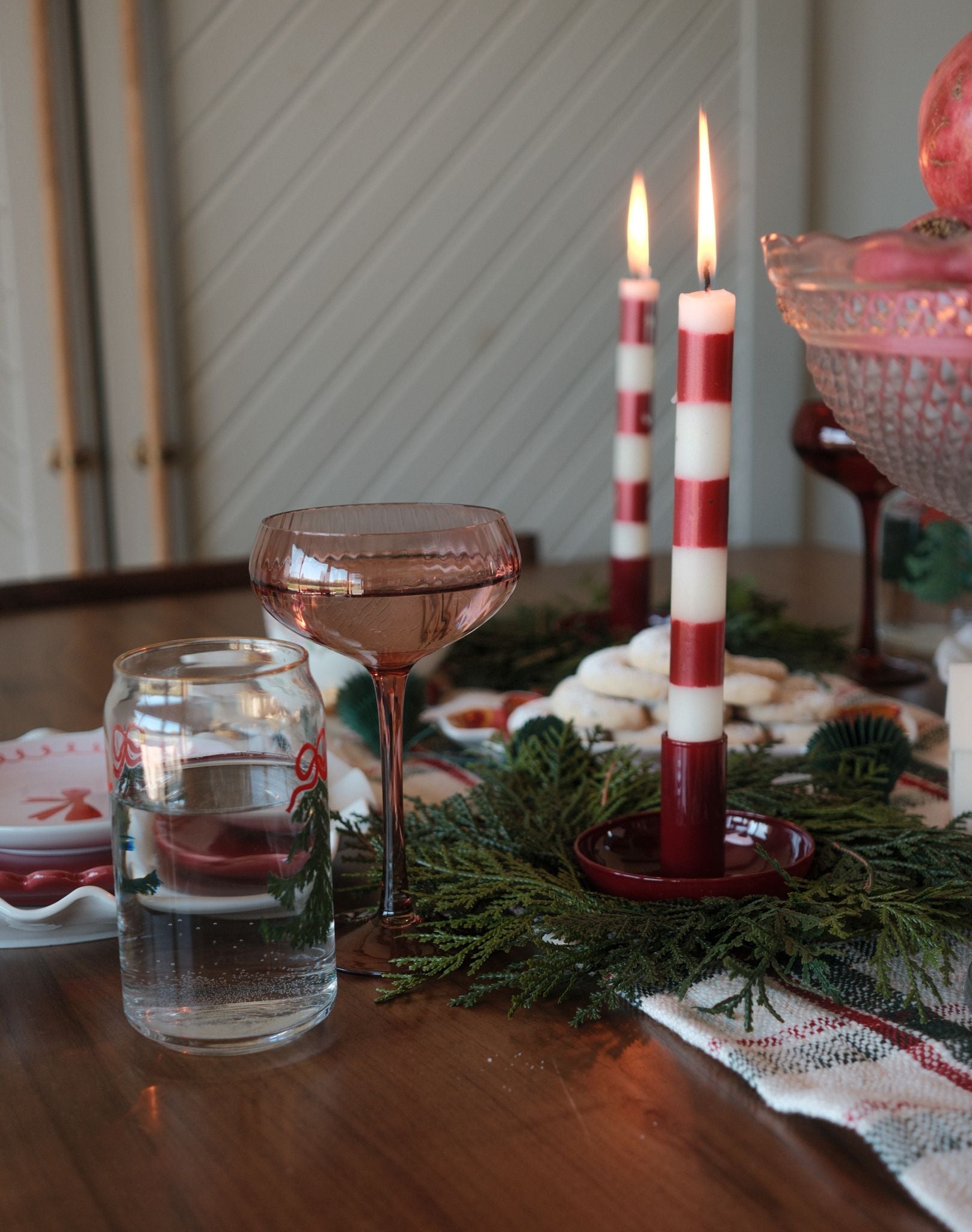 Faux Cypress Candle Ring – view 3