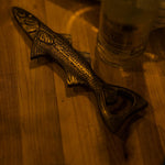 Brass Finish Fish Bottle Opener - Rug & Weave