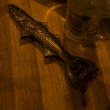 Brass Finish Fish Bottle Opener - Rug & Weave