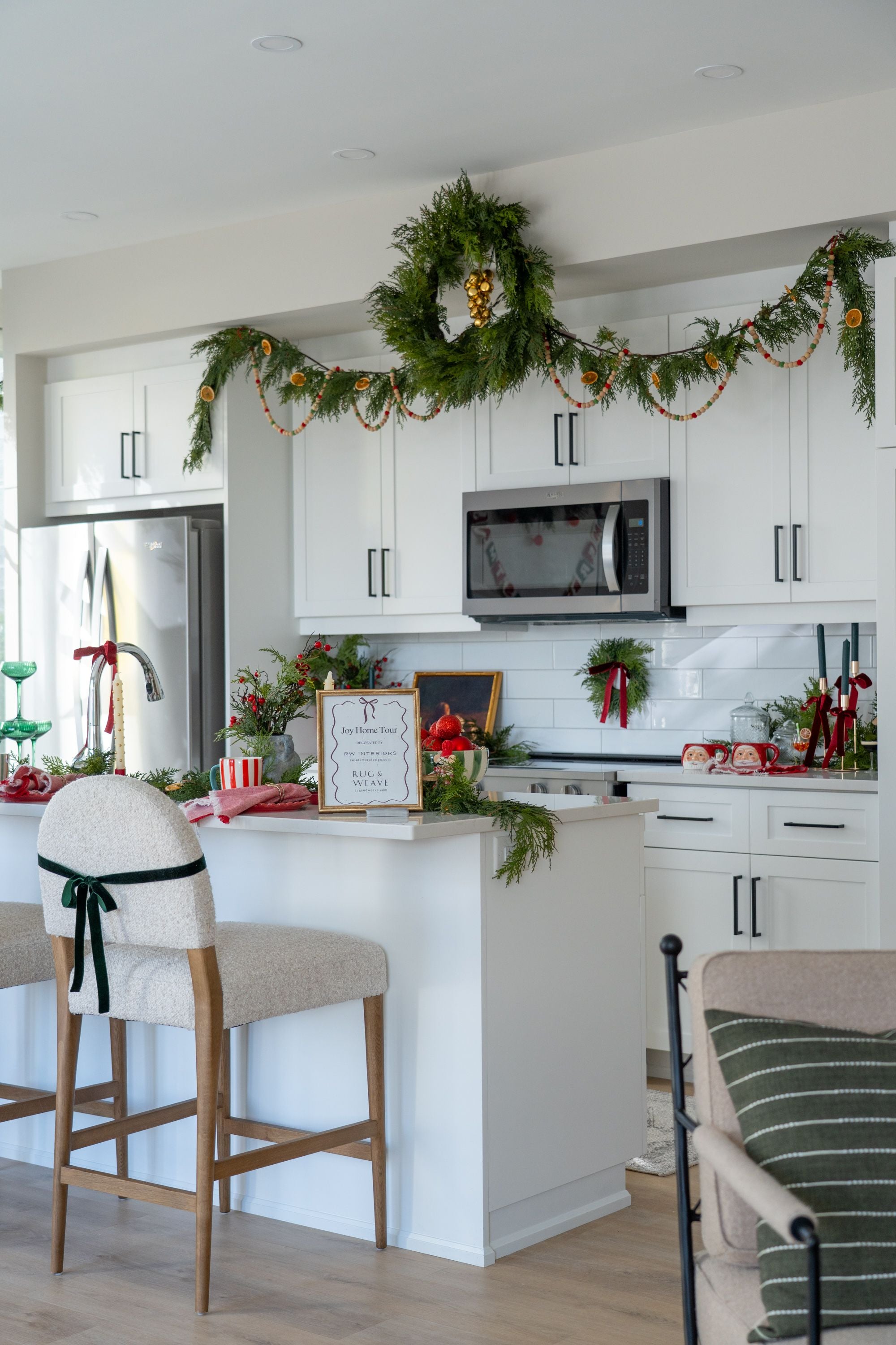 Faux White Cedar Wreath – view 3