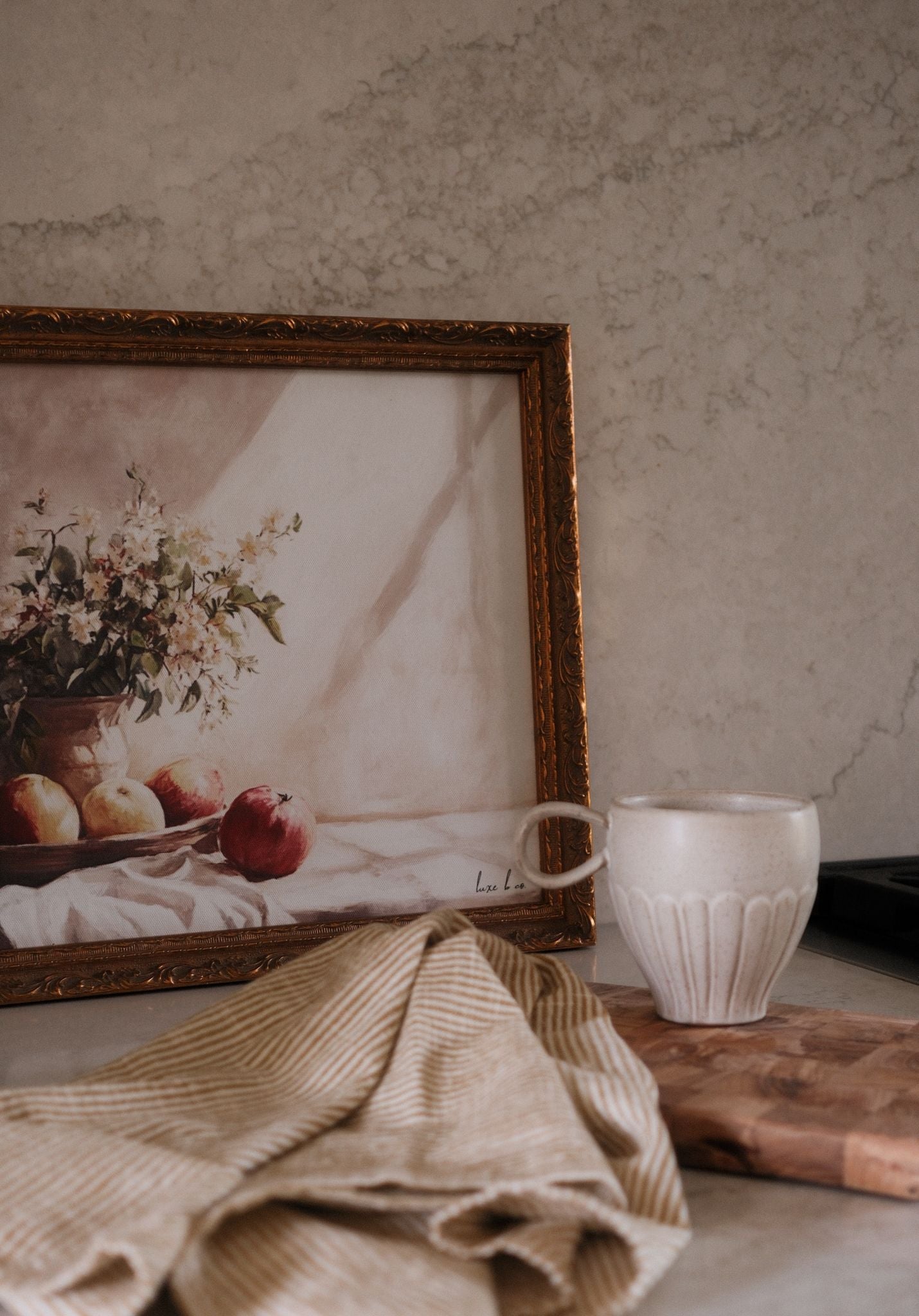 "Spring Apple" Framed Vintage Inspired Art Print ARTWORK - print Luxe B Co (Faire)