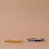 Glass Pillar Candle Plate candle holder Old Country Design (ShopZio)