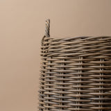 Round Rattan Basket with Handles basket Bacon Basketware (Faire)