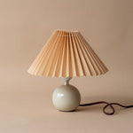 Ceramic Pleated Table Lamp - Rug & Weave