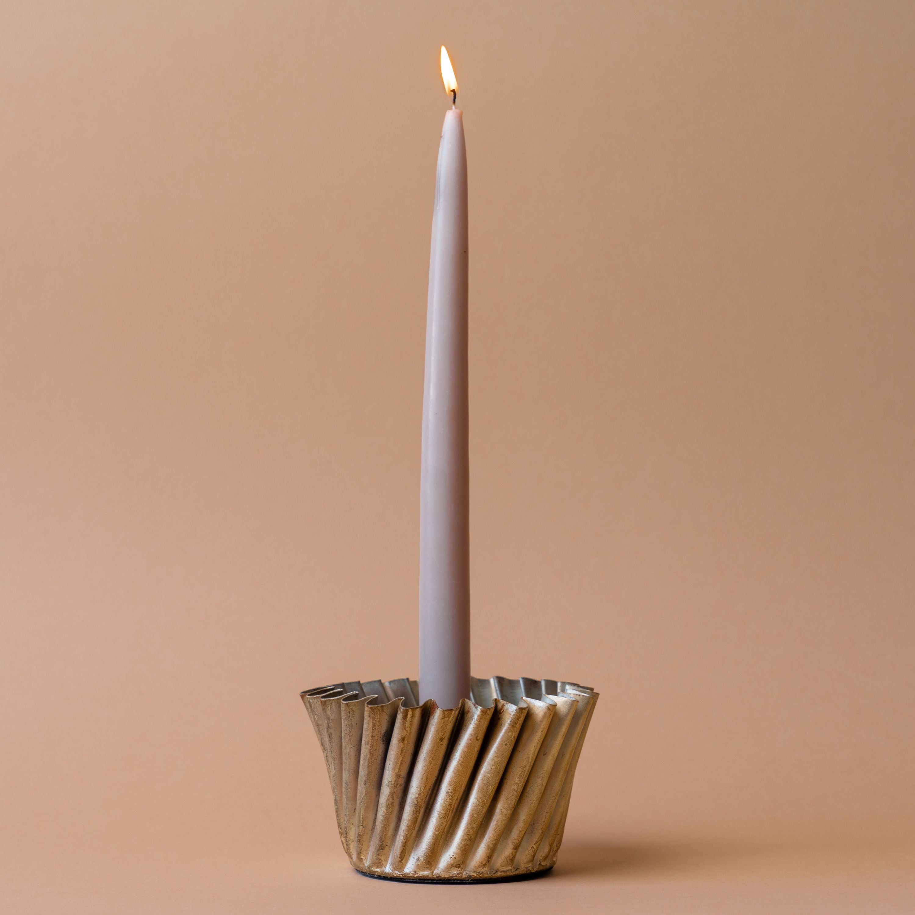 Metal Twist Taper Candle Holder CHRISTMAS 2026 Creative Co-op (DYA)