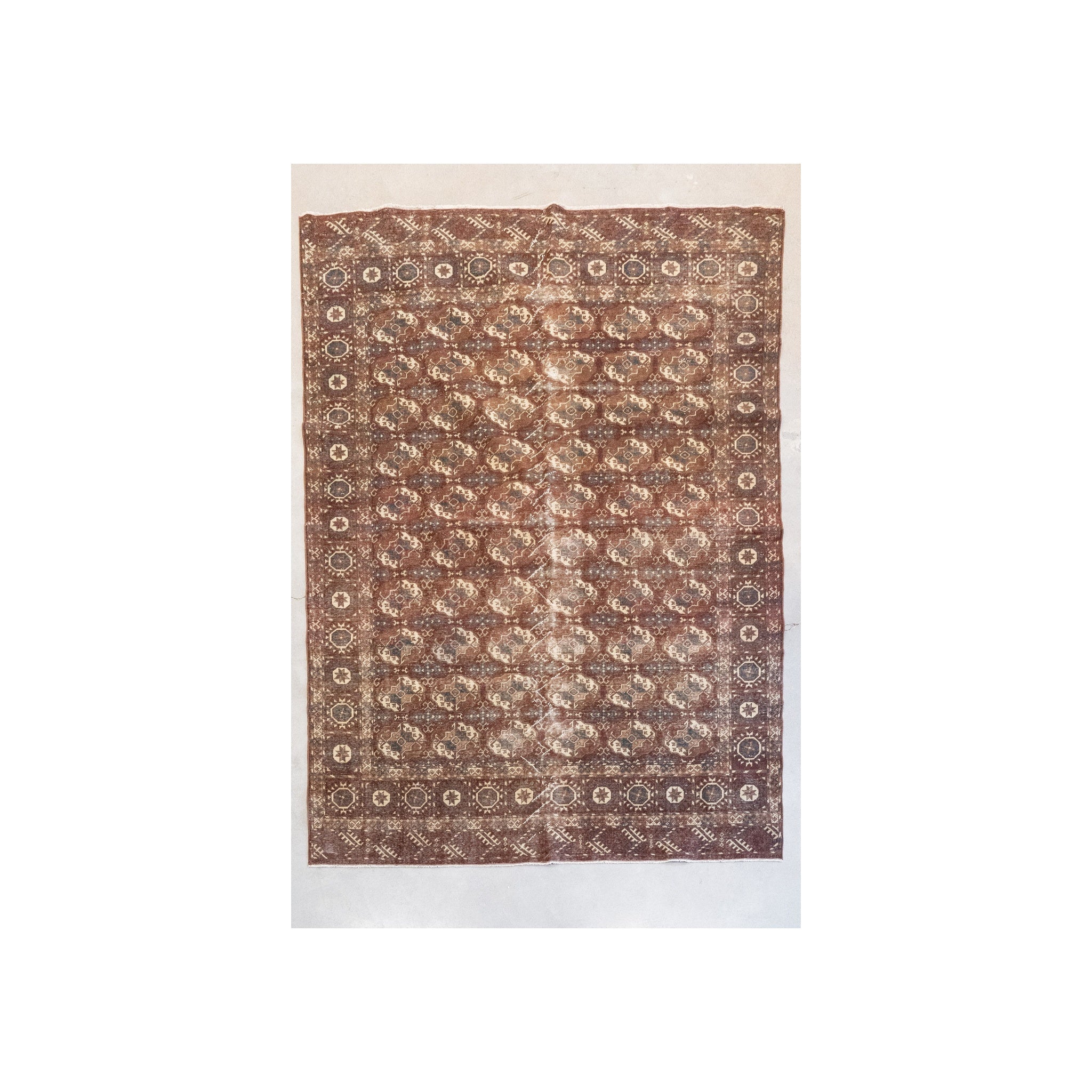 Vintage Turkish Oushak 9'4" x 7'2" VINTAGE - rug Rug & Weave Rugs