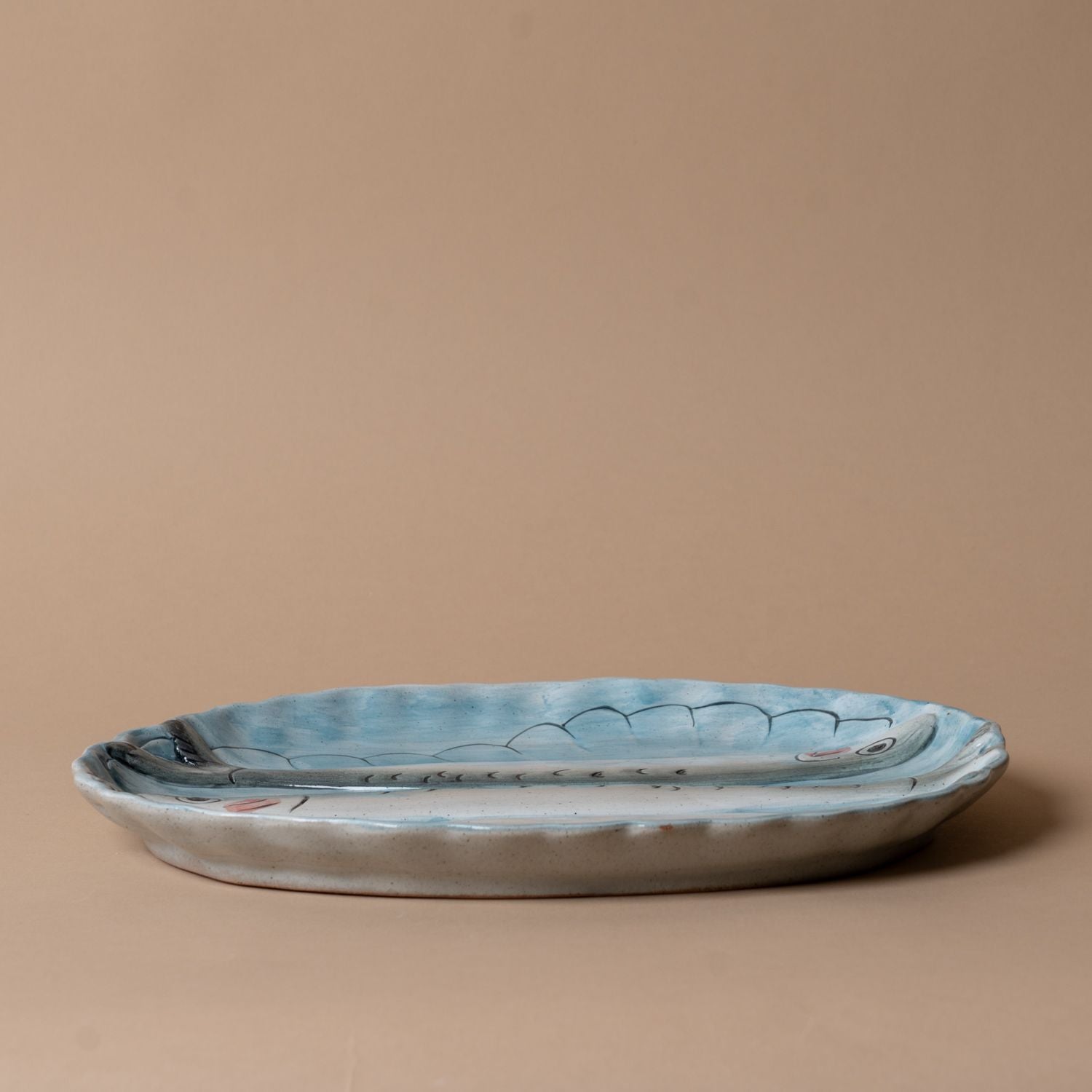 Stoneware Scallop Fisherman Dish - Rug & Weave