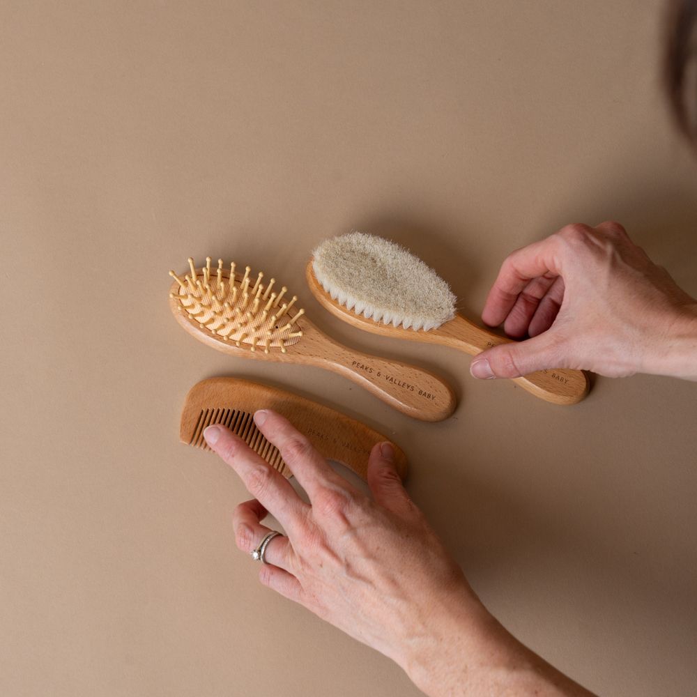 Wooden Hair Brush Set - Rug & Weave