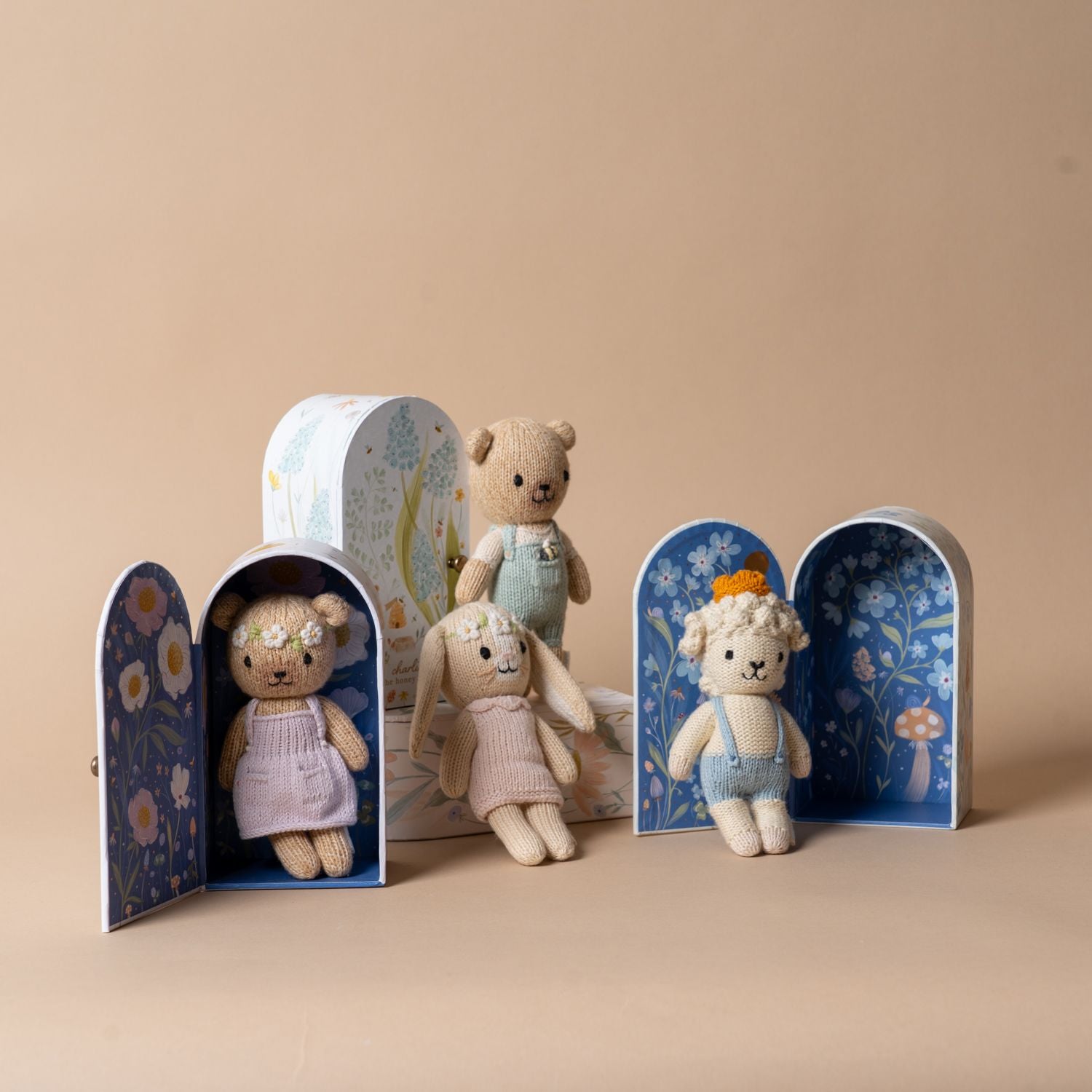 Tiny Charlie the Honey Bear by Cuddle+Kind FINNBIRD - stuffed toy Cuddle + Kind (Faire)