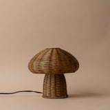 Rattan Mushroom Table Lamp LIGHTING - table lamp Accents De Ville (ShopZio)
