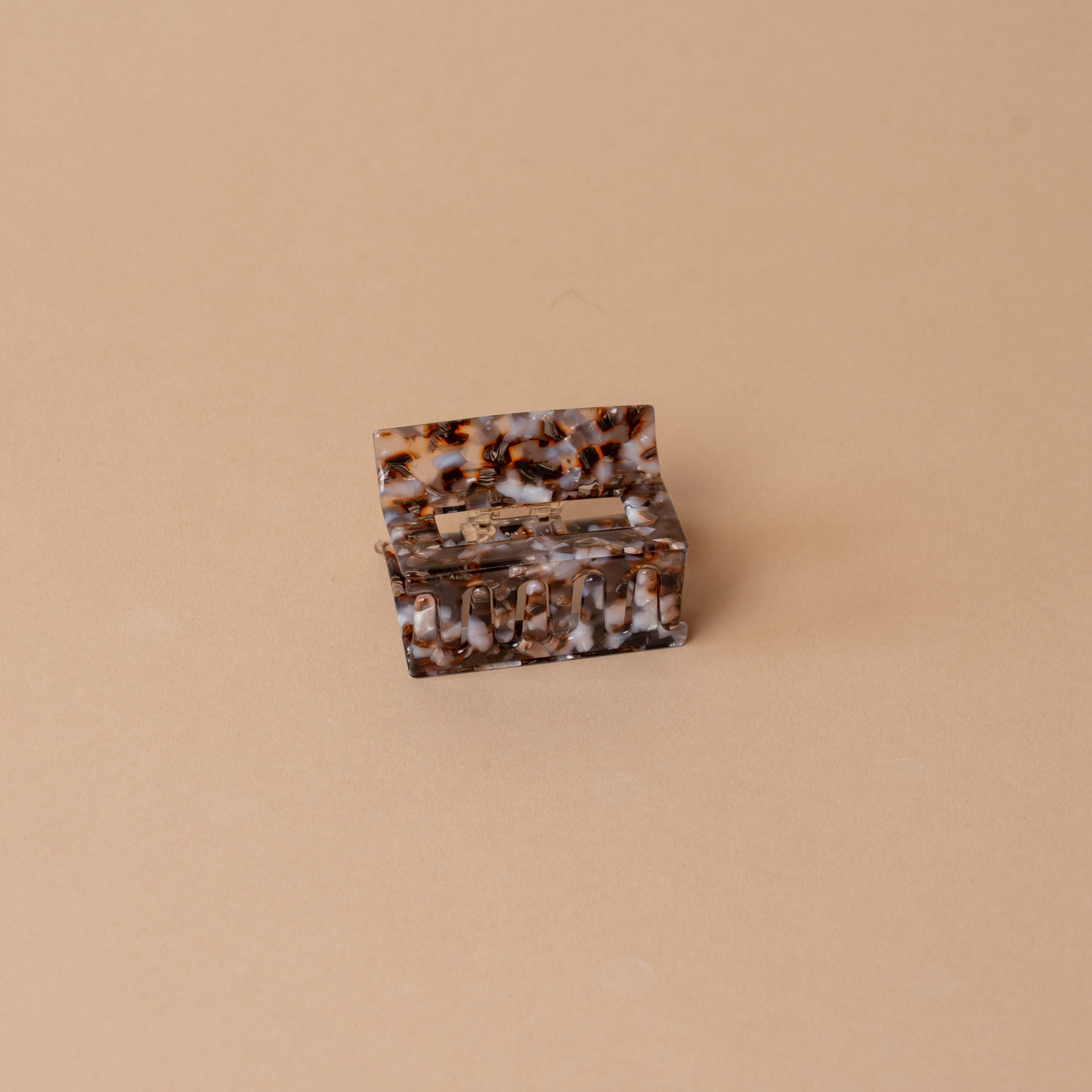 Acetate Small Hair Clip, Tortoise Shell
