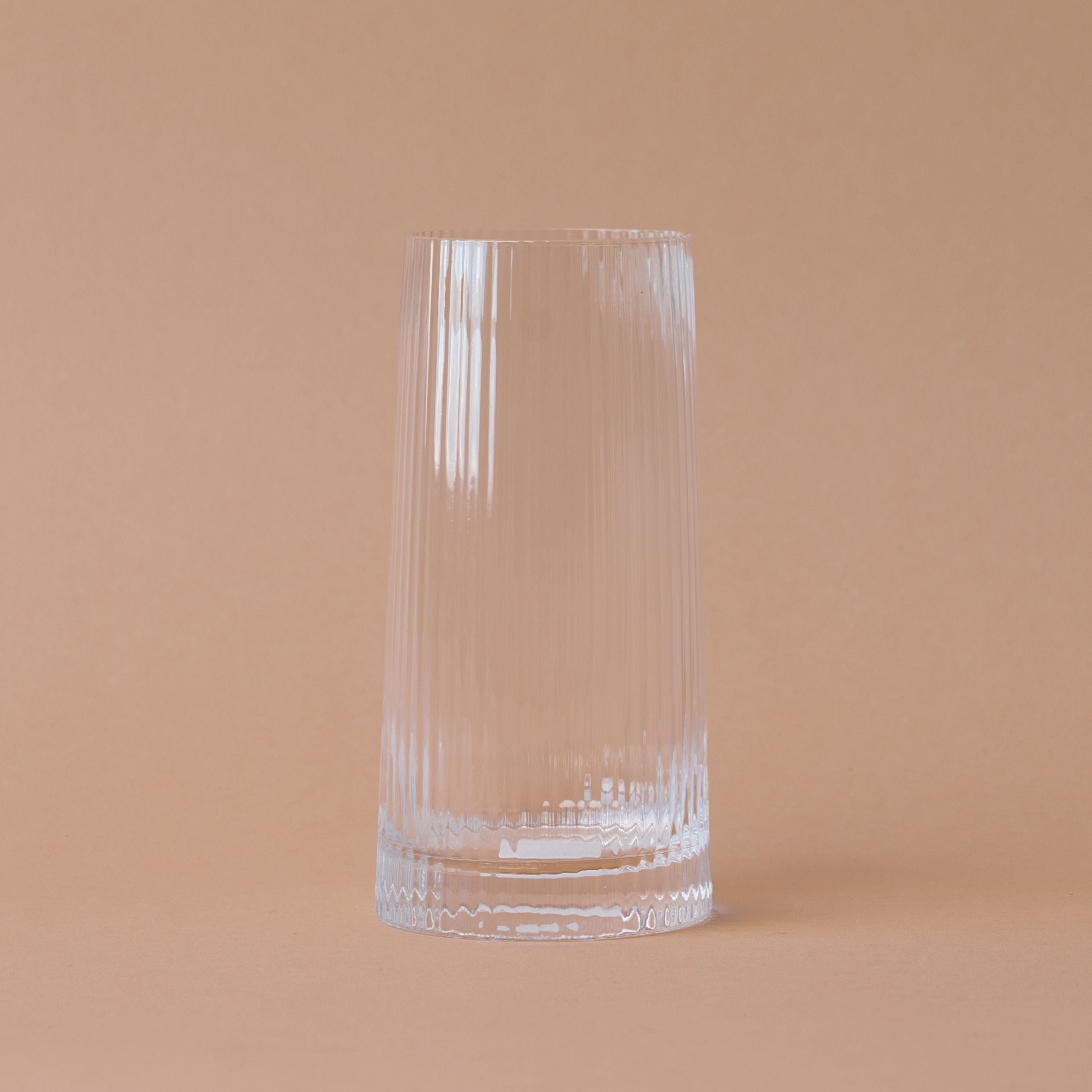 Ribbed Highball Glass glass tumbler Abbott Collection