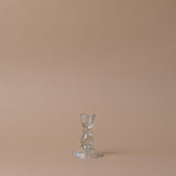Moulded Glass Candle Holder candle holder Indaba Sage Glass