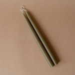 Classic 12" Taper Candles candle set Old Country Design (ShopZio) Olive
