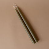 Classic 12" Taper Candles candle set Old Country Design (ShopZio) Olive