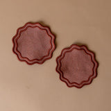 Cotton Coaster Set - Scallop Rose coaster set TBCo (Faire)