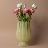Fluted Pedestal Vase vase Verdant Garden & Home (Faire)